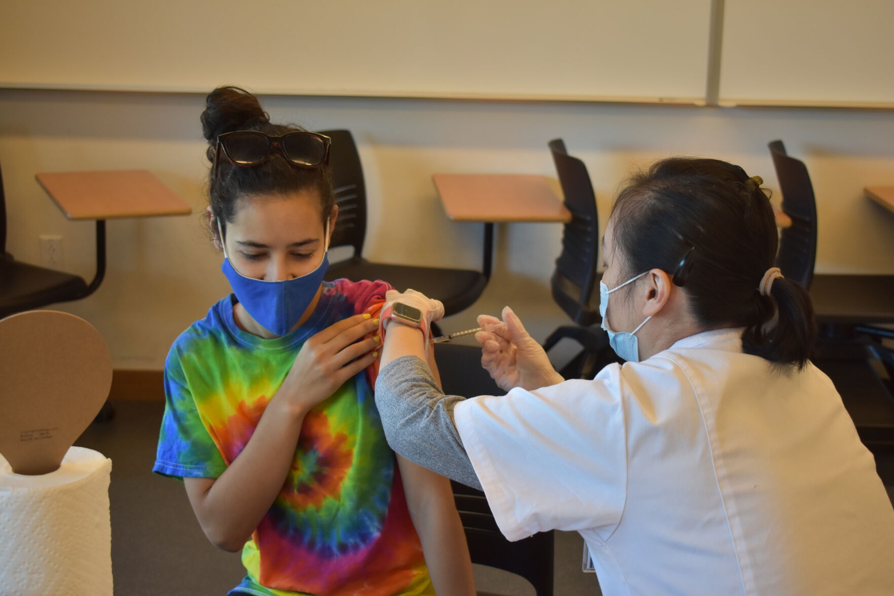 Foothill student vaccine clinic